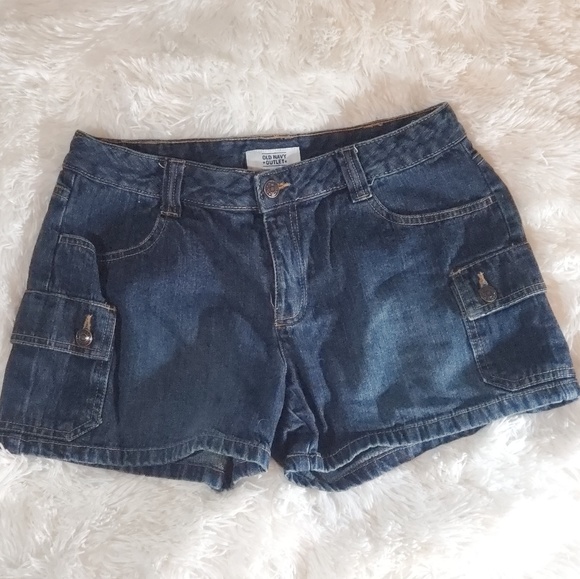 Old Navy Pants - 🍭🍭 Old Navy Cargo Jean shorts Size 8